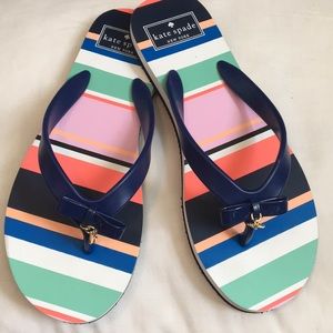 NWOT Kate Spade Bow Flip-Flops